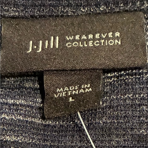 J Jill Wearever Collection New W/Tags Size L Textured Fabric Button Front - Picture 15 of 15